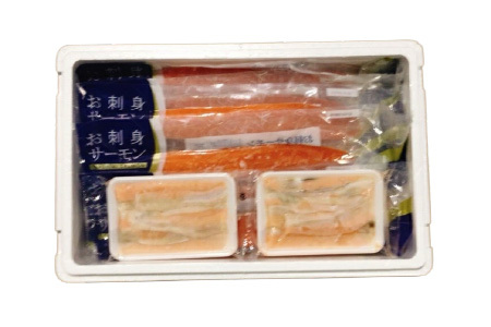 お刺身トラウトサーモン3kg&塩サーモンハラス3.3kg D-09014