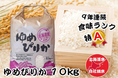 北海道米　ゆめぴりか　10キロ　送料無料