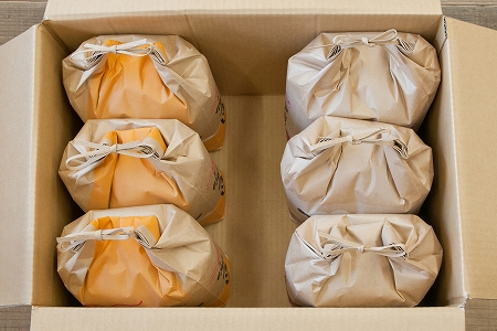 北海道米ゆめぴりか&ななつぼし各5kg×各3袋 D-65004