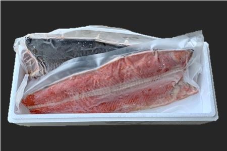 【12/31決済分まで1月中配送】 甘塩紅鮭フィレ半身1kg×2P B-01052