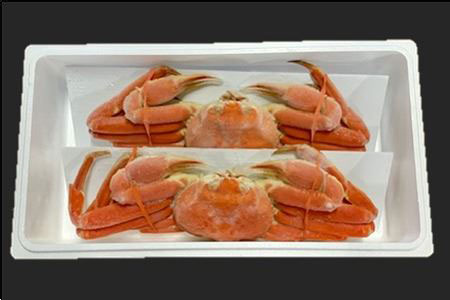 [12月21日決済分まで年内配送]ボイルずわいがに姿600g×2尾 B-01056