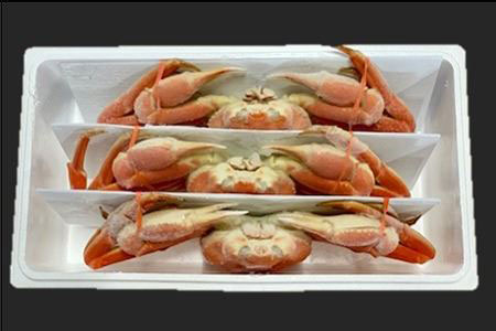 [12月21日決済分まで年内配送]ボイルずわいがに姿600g×3尾 F-01008