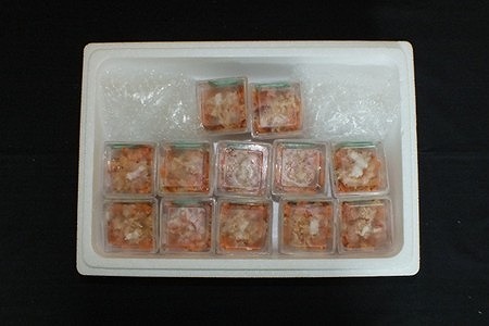 【北海道根室産】かに・いくら・サーモン・帆立の海鮮パック 160g×12P D-42062