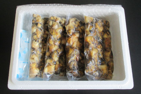 【12/31決済分まで1月中配送】 【北海道根室産】灯台つぶむき身250g×4P A-19005