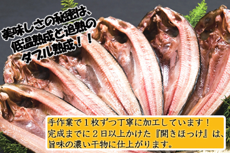 ＜12月8日決済分まで年内配送＞開きほっけ一夜干10枚 A-11020