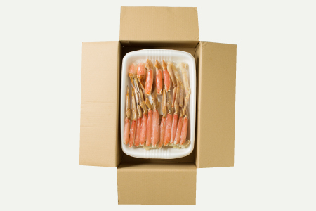 生食可！カット済み生ずわいがに700～800g×2P(計1.4～1.6kg) B-11088
