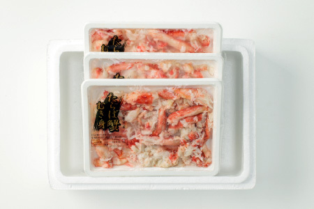 [12月21日決済分まで年内配送]【北海道根室産】冷凍たらば蟹むき身200g×3P A-54012