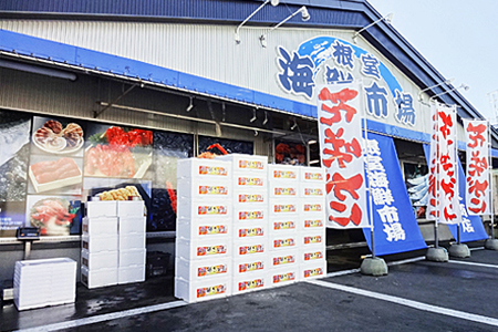【北海道根室産】根室海鮮市場[直送]タコしゃぶ用水たこ150g×4P A-28051