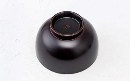 滴生舎】浄法寺漆器 おやま椀 （大） 溜／漆器 器 食器 お椀 椀