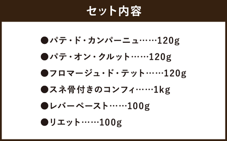 【佐助】シャルキュトリー セット 1,560g