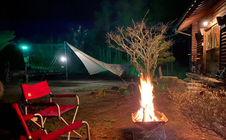 YUDA BASE 宿泊チケット（1泊2食付き・2名様）／ 宿泊 チケット 観光 旅行 グランピング キャンプ アウトドア ドッグラン