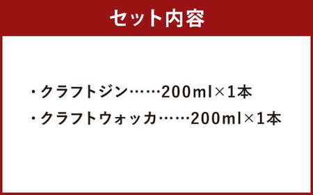 【南部美人】 クラフト ジン & ウォッカ 2本セット 計400ml／ジン ウォッカ 飲み比べ ボタニカル 浄法寺漆 スモーキー スパイシー ウッディ 香り 白樺活性炭 柑橘