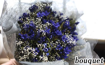 りんどう ドライブーケ ／ ドライフラワー ブーケ 花束 贈り物 リンドウ 花束 ギフト 記念日 誕生日 プレゼント 結婚祝い アンティーク ウェルカムフラワー 花 インテリア お洒落 おしゃれ かわいい お祝い 贈物 お花 おすすめ オススメ 【花っ娘】