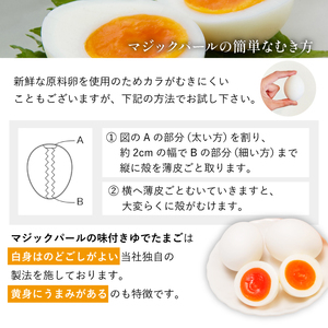 マジックパール 味付ゆでたまご（2個入り× 11パック）+割れ保障（2個入り× 1パック） ／ 国産 八幡平 市 工場 直送 ゆで たまご 卵 玉子 タマゴ 味付き 味 合計 24 個 合計 12 パック