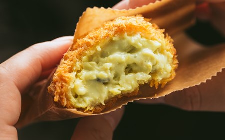 【ふうせつ花】甘湯波クリーミィーコロッケ（15個入） ／ コロッケ ゆば 湯葉 黄甘湯波 緑甘湯波 詰め合せ 味比べ 食べ比べ お取り寄せ グルメ ギフト 贈り物 プレゼント 贈答 揚げ物 総菜 惣菜 おかず 個包装 豆腐専門店 人気 おすすめ オススメ