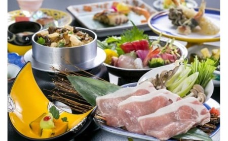 AN-003 【新安比温泉 静流閣】女将オススメ! 地元八幡平自慢の和食膳 季節のお料理プラン ペア宿泊券