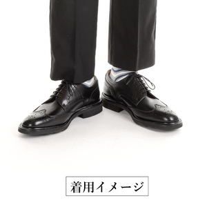 REGAL 革靴 紳士 ビジネスシューズ ウイングチップ ブラック 15TR 八幡平市産モデル 24.5cm ／ ビジネス 靴 シューズ リーガル