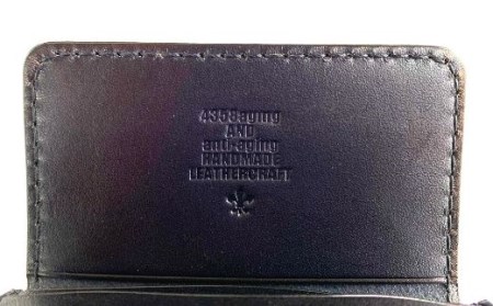 本革 名刺入れ 【黒】 ／ 4358 シンプル カードケース 名刺ケース カード入れ 社会人 ビジネス 就職祝い 就職 会社員 仕事 プレゼント 贈り物 誕生日 お祝い ギフト 革 革製品 クラフト レザー レザー製品 おすすめ オススメ