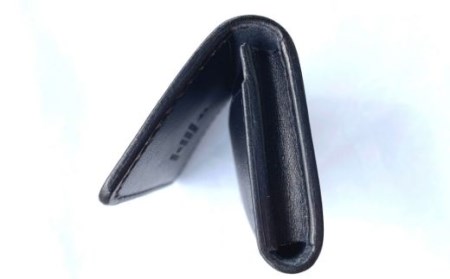 本革 名刺入れ 【黒】 ／ 4358 シンプル カードケース 名刺ケース カード入れ 社会人 ビジネス 就職祝い 就職 会社員 仕事 プレゼント 贈り物 誕生日 お祝い ギフト 革 革製品 クラフト レザー レザー製品 おすすめ オススメ