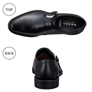 REGAL 革靴 紳士 ビジネス ハイブリッドドレスシューズ モンクストラップ ブラック 17BL 八幡平市産モデル 26.5cm / ビジネス 靴 シューズ リーガル