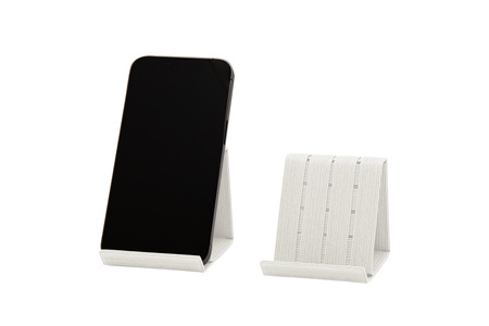 【ふるなび限定】 和紙のスマホスタンド iPhone 16 Pro 対応 2個セット ホワイト 岩手県奥州市産 バンドシー Bandc for iPhone 16, 15, 14, 13, 12, 11, XS, SE FN-Limited-SP [AR195]