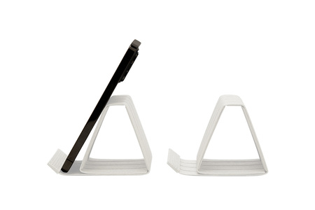 【ふるなび限定】 和紙のスマホスタンド iPhone 16 Pro 対応 2個セット ホワイト 岩手県奥州市産 バンドシー Bandc for iPhone 16, 15, 14, 13, 12, 11, XS, SE FN-Limited-SP [AR195]