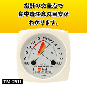 食中毒注意計 TM-2511 [AJ112]