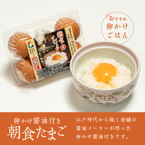 こだわりの卵「イーハトーヴの四季」と卵かけ醤油付き「朝食たまご」のセット【常温】 [J0013]