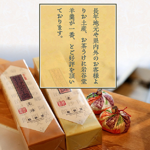 菊泉堂の岩谷堂羊羹 特大2本・絞り羊羹 20個詰め合わせ 伝統和菓子 [V0006]