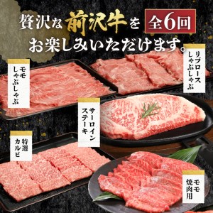 前沢牛定期便 シャトーブリアンが入った贅沢食べ比べ6カ月コース（全6