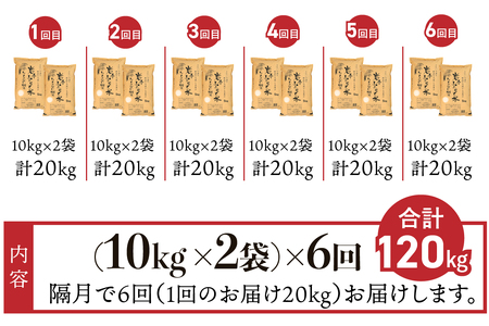 【12月2日より価格改定予定】3人に1人がリピーター!☆2ヶ月ごとにお届け☆ 岩手ふるさと米 20kg(10kg×2)×6回 令和6年産 隔月定期便 一等米ひとめぼれ 東北有数のお米の産地 岩手県奥州市産【配送時期に関する変更不可】 [U0182]