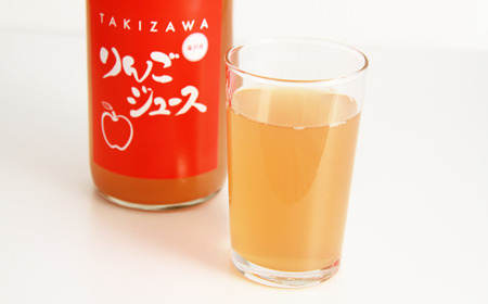 滝沢りんごジュース（５種類の中から種類おまかせ）720ml ３本 セット【小山田果樹園】 / 100% リンゴ ストレート