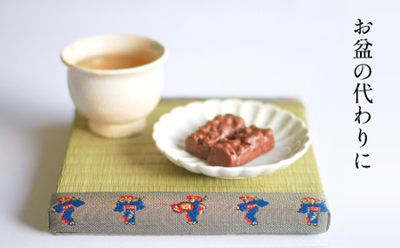 さんさ踊り柄 ミニ畳 ( オリジナル 畳べり 使用 )【盛岡畳工業】/ 畳 種類 おまかせ インテリア 和風 ディスプレイ 小物 小物置き 置物台 置物 飾り 飾り台 台座 玄関 リビング 寝室 茶の間 床の間 台 たたみ タタミ 豆畳 さんさ踊り おすすめ オススメ