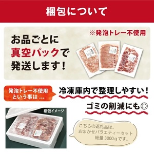 ありすぽーく バラ & ロース しゃぶしゃぶ用 各300g ×2袋 ／ 豚肉 鍋用 豚バラ 豚ロース 総量1.2kg 真空パック 