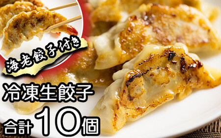 冷凍生餃子 【肉餃子5個＋えび餃子5個】 ／ 餃子 ぎょうざ ギョウザ ギョーザ 中華惣菜 【みたけ飯店の餃子】