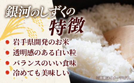 令和7年産 岩手町産 銀河のしずく 10kg(5kg×2袋) ／ 白米 ご飯 米 精米 おこめ 単一原料米 ブランド米 新鮮 おすすめ 送料無料 岩手県 岩手町