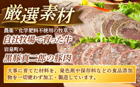 岩手町「菊池牧場のスライスソーセージ」詰め合わせ1.5kg ソーセージ 5種 添加物不使用 牛肉 豚肉 セット おかず つまみ ギフト 贈り物 お中元 お歳暮 肉 お肉 冷凍 岩手県 岩手町 菊池牧場