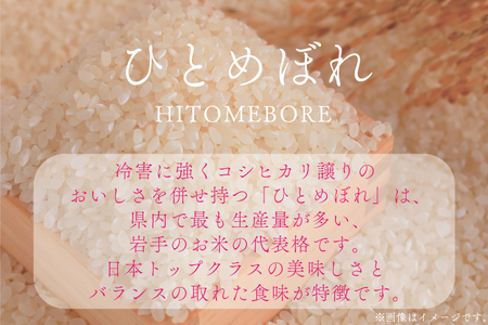 ＼新米 先行予約／数量限定 令和6年産 ひとめぼれ 精米 10kg | 米 お米 コメ 精米 白米 ヒトメボレ 岩手県紫波町 (DZ001)