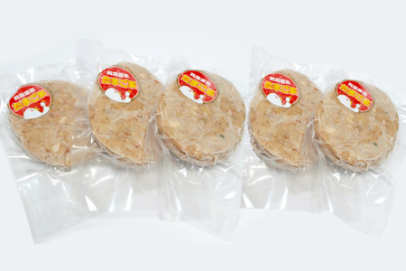 チキン ハンバーグ 120g×5枚 (AJ017) 農場直営親鶏肉使用 ハンバーグ