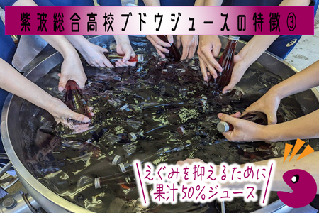 ＼紫波の高校生が作りました！／紫波町産 ぶどうジュース 300ml 2本入り ｜岩手 紫波町 ぶどうジュース 紫波 高校 岩手県立紫波総合高等学校 選べる フレッシュ(EC001) 