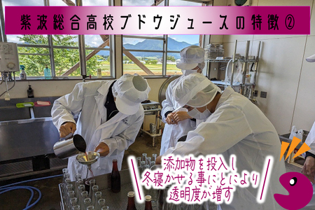 ＼紫波の高校生が作りました！／紫波町産 ぶどうジュース 300ml 4本入り｜岩手 紫波町 ぶどうジュース 紫波 高校 岩手県立紫波総合高等学校 選べる フレッシュ (EC002) 