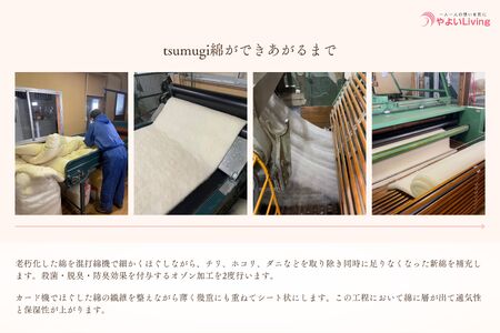 ＼受注生産・職人手作りふとん／シングル tsumugi 綿ふとん【掛・敷セット】 (EO003) 一枚一枚丁寧に仕立てた手作りの綿ふとんです♪
