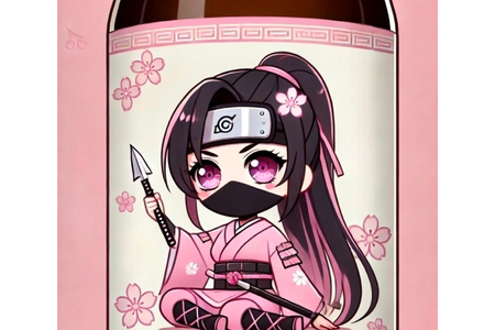 【紫波酒造】オリジナルラベルの日本酒セット 日本酒をモチーフとしたNFTアート (BX014) オリジナルラベルの日本酒とNFTアートをセットにした返礼品♪