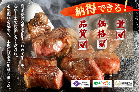 ★先行予約 2月より発送★いわて牛 乱切り 250g (DV055) 訳あり 黒毛和牛肉 サイコロステーキ
