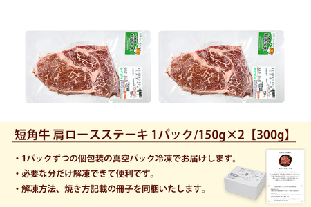 いわて短角和牛 ステーキ 300g (DV063) ロースステーキ