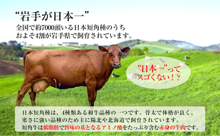 岩手県 矢巾町と葛巻町の人気返礼品 短角牛ハンバーグ3個と受賞歴ワイン「ナドーレ赤720ml」セット