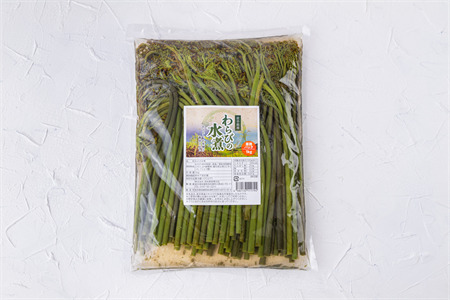 西和賀産業公社 わらびの水煮1kg ×3袋