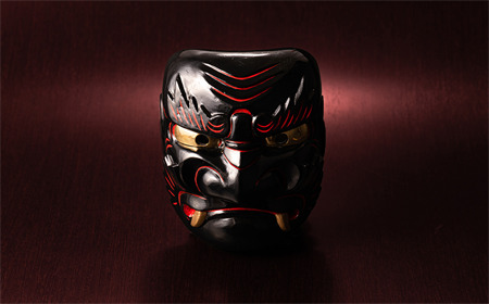 作者 東博美」鬼剣舞［黒面］〈ウン〉 | 岩手県西和賀町 | ふるさと