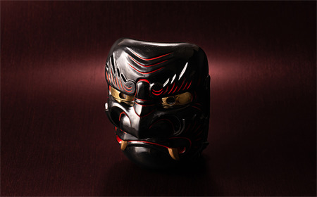 作者 東博美」鬼剣舞［黒面］〈ウン〉 | 岩手県西和賀町 | ふるさと