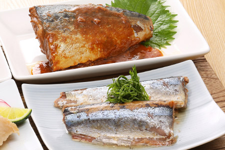 佐藤水産 便利で簡単 やわらか煮魚５種セット 魚貝類 サーモン さんまの蒲焼 さんま 煮物 かすべ さば味噌 鮭 昆布巻き 魚貝類 北海道千歳市 ふるさと納税サイト ふるなび